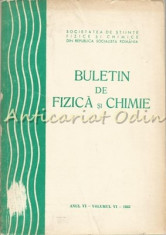 Buletin De Fizica Si Chimie. Anul VI - Victor Sahini, Constantin Albu foto