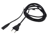 Cablu de alimentare 1,8m negru 2x0,5mm2