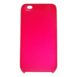 Husa silicon ultraslim rosie pentru Apple iPhone 4/4S