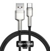Cablu USB to USB-C 66W 1M Negru Baseus CAKF000101 Cafule Series Metal