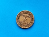 Moneda Franta 2 Francs 1922, Stare XF