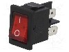 Intrerupator OFF-ON, 2 pozitii, DPST, BULGIN - H8553VBBR3076W