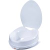 Inaltator WC cu capac Linomag&reg;, 15 cm inaltime, Sistem de prindere reglabil pentru vasul de toaleta, Alb