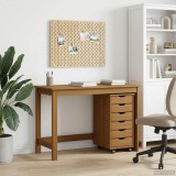 vidaXL Set birou și cabinet mobil MOSS 2 pcs Maro Miere 3438785