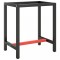 Gossi cadru banc de lucru, negru mat/rosu mat, 70x50x79 cm, metal