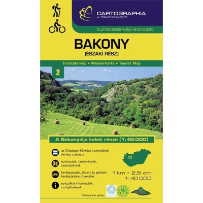 Bakony &amp;eacute;szak turistat&amp;eacute;rk&amp;eacute;p - Cartographia foto