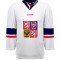 Echipa națională de hochei tricou de hochei Czech Republic 2023/2024 CCM Fandres replica - white David Pastrň&aacute;k #88 - S