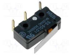 Micro&icirc;ntrerupător OMRON SNAP ACTION 5A/125VAC SPDT cu manetă Poz: 2