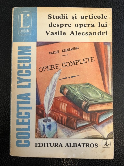 Studii si articole despre opera lui Vasile Alecsandri - 234 lyceum ...
