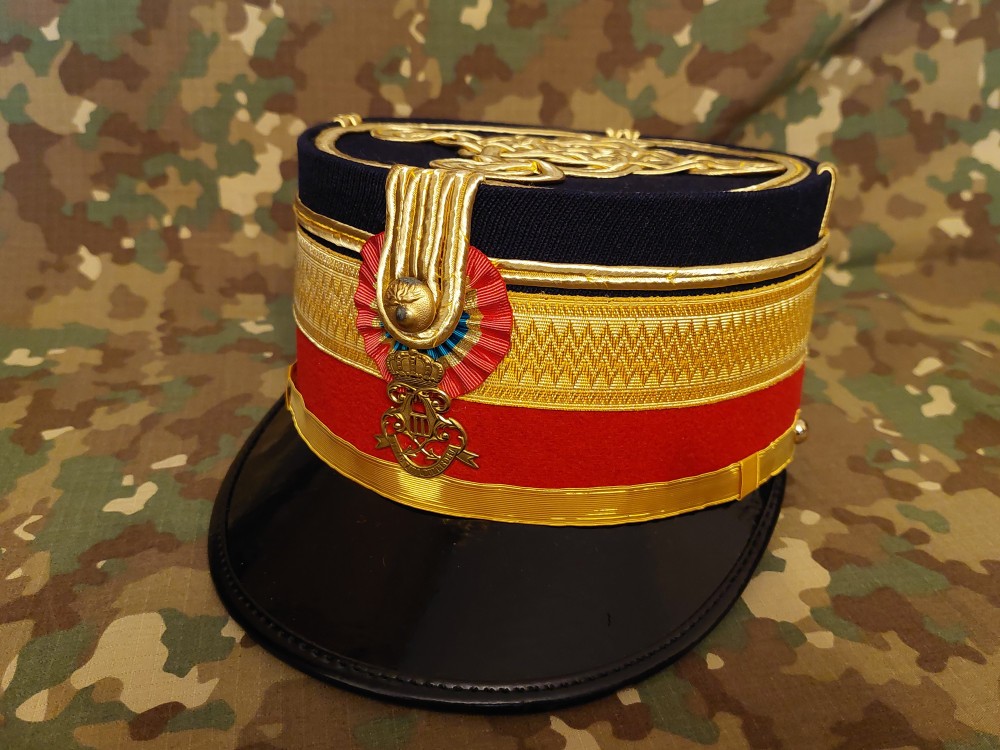 Chipiu regalist maior de infanterie md Carol 2, cascheta, sapca ...