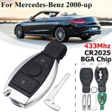 Cheie SmartKey Mercedes Benz 2 Butoane 433Mhz Completa