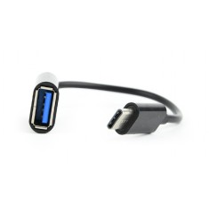 OTG Adaptor Gembird USB-C (T) 2.0 la USB-A (M) negru