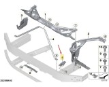 Suport aripa fata Bmw X1 (U11), 07.2022-, montare fata, stanga, superior, B-Series, 5164 9883577; 51649883577