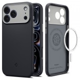 Husa MagSafe pentru Apple iPhone 18 Pro Max / 17 Pro Max, Spigen, Caseology Nano Pop, Neagra ACS12142