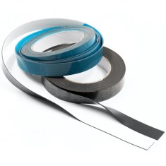 Banda feromagnetica autoadeziva, 5 m x 20 mm (rola), grosime 1 mm