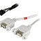 Adaptor USB 2.0 cu Dublu Soclu USB A 0,5m