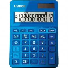 Calculator de birou Canon LS-123K 12 cifre albastru foto