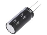 Supercondensator THT 60F 2.8V 15m&Omega; &Oslash;18x41mm -40&divide;65&deg;C
