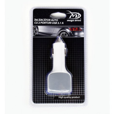 Incarcator Auto Mega Drive 2 Porturi Usb 3.1A 98513