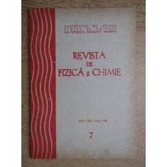 Revista de fizica si chimie, nr. 7 / 1988