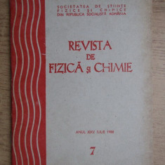 Revista de fizica si chimie, nr. 7 / 1988