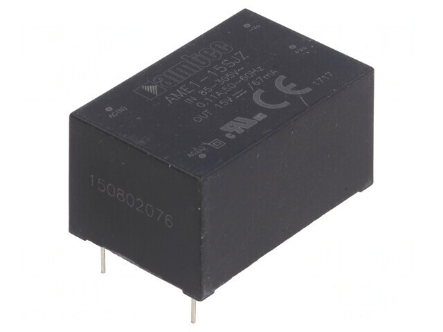 Convertor AC/DC 1W 15VDC