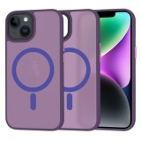 Husa pentru iPhone 14 - Techsuit HaloFrost&nbsp;MagSafe Series - Deep Purple