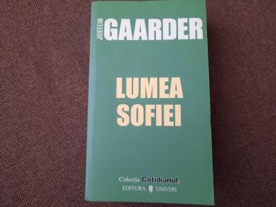 JOSTEIN GAARDER - LUMEA SOFIEI RF8/4 foto