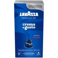 Capsule cafea Lavazza Crema e Gusto, Compatibilitate Nespresso, 10 capsule