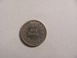 CY - 6 pence 1880 Marea Britanie / argint, Monede