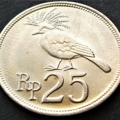 Moneda exotica 25 RUPII / RUPIAH - INDONEZIA, anul 1971 *cod 1841 = UNC