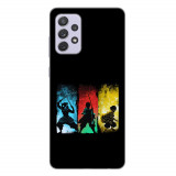 Husa compatibila cu Samsung Galaxy A72 5G Silicon Gel Tpu Model Demon Slayer Team