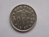 50 CENTIMES 1927 BELGIA-BELGIQUE
