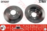 Disc frana HYUNDAI TUCSON (JM) (2004 - 2010) TRW DF4287