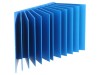 Radiator cu aripioare BGA albastru 32,5 mm