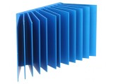 Radiator cu aripioare BGA albastru 32,5 mm