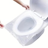 Set de 50 huse pentru scaune de toaletă de unică folosință igienice premium