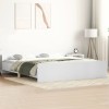 VidaXL Cadru pat cu tăblie la cap/picioare, alb, 180x200 cm 3203768