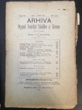 Arhiva - Organul Societatei Stiintifice si Literare Anul XII Mai-Iunie 1901 No. 5 si 6