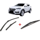 Cumpara ieftin Set 3 stergatoare HYUNDAI SANTA F&Eacute; III SUV Van (DM) 2015-2018, pentru parbriz si luneta, Bosch Twin
