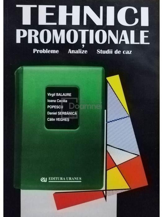 Virgil Balaure - Tehnici promotionale (editia 1999)