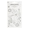 Tatuaje Autocolante CMCLASS - Constelatii Metalizate, Decorative, Stralucire, Originalitate, Temporare, Piele