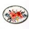 Magnet cu flori rosii, portocalii si galbene, magnet frigider 40302
