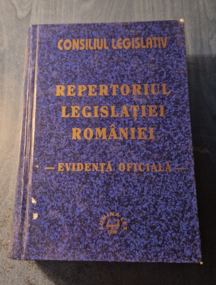 Repertoriul legislatiei Romaniei Evidenta oficiala Consiliul legislativ foto