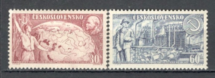 Cehoslovacia.1957 40 ani revolutia din octombrie XC.263