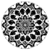 Cumpara ieftin Sticker decorativ Mandala, Negru, 60 cm, 8099ST, Oem