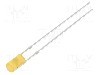 Dioda LED, 3mm, portocalie, 330mcd, 10mA, 12V, OPTOSUPPLY - OSO5PA3HE4B-12V