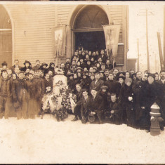 HST P2/703 Poză înmormântare imigrant român SUA preot Aurel Reu anii 1920