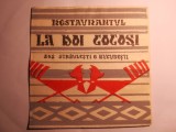 Șervețel cu Restaurantul La Doi Cocoși din București
