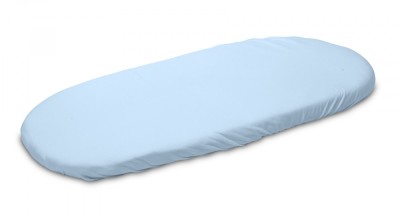 Husa de bumbac cu elastic pentru salteaua de landou Albastru foto